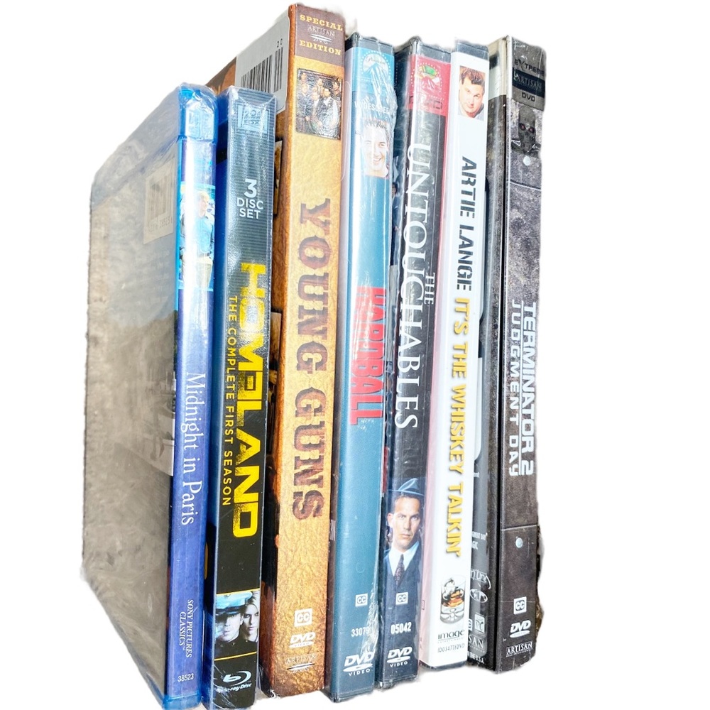Mixed New Used 6 DVD/Blu Ray Lot, Homeland Midnight In Paris